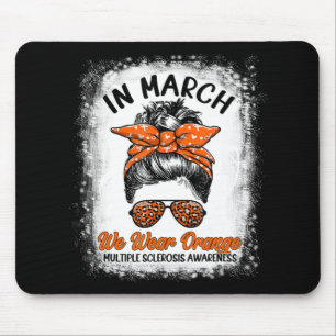 Im März gebleicht, tragen wir Orange Messy Bun MS Mousepad