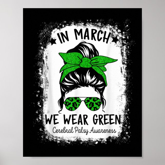 Im März tragen wir das Bewusstsein der grünen Zere Poster (Vorne)