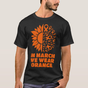 Im März tragen wir eine multiple Sklerose durch So T-Shirt
