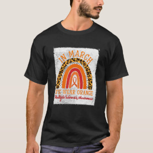 Im März tragen wir eine orange Multiple Sklerose A T-Shirt