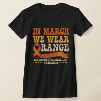 Im März tragen wir Orange – Bewusstsein für Behind T-Shirt
