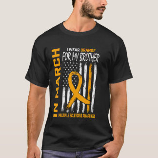 Im März tragen wir Orange für Bruder Multiple Skle T-Shirt
