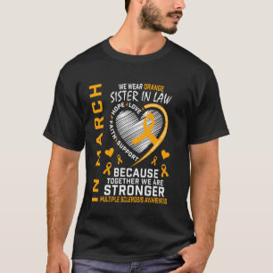 Im März tragen wir Orange für die Schwägerin Multi T-Shirt