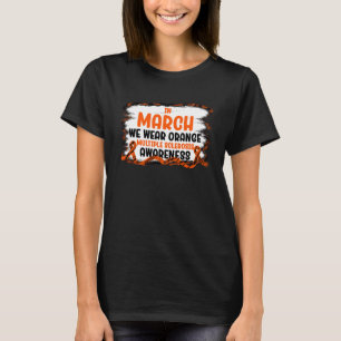 Im März tragen wir Orange Ribbon Men MS Awaren T-Shirt