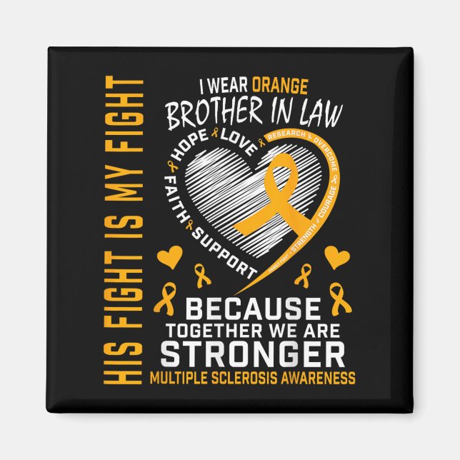 Im März tragen wir Orangen Bruder im Recht Multipl Magnet (Vorne)