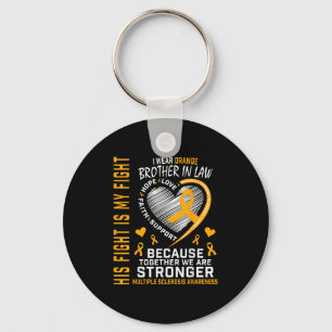 Im März tragen wir Orangen Bruder im Recht Multipl Schlüsselanhänger