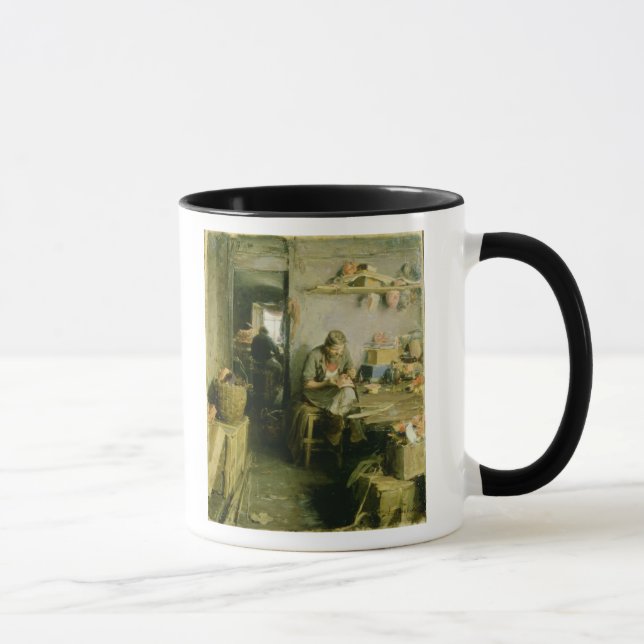 Im Masken-Studio 1897 Tasse (Rechts)