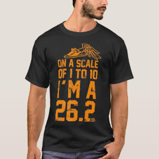 Im Maßstab 1 bis 10 Langlaufmarathon T-Shirt