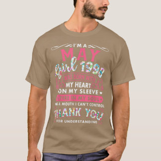 I'm May Girl 1998 Funny 24th Birthday Gift 24 Year T-Shirt