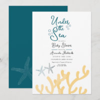Im Meeresmeer thematisierte Babydusche
