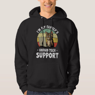 Im meiner Familie unbezahlte technische Unterstütz Hoodie