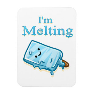 I'm Melting – Cute Popsicle Pun Magnet