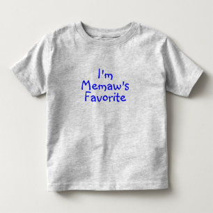 Im Memaws Lieblingsblau Kleinkind T-shirt
