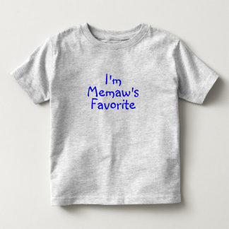 Im Memaws Lieblingsblau Kleinkind T-shirt