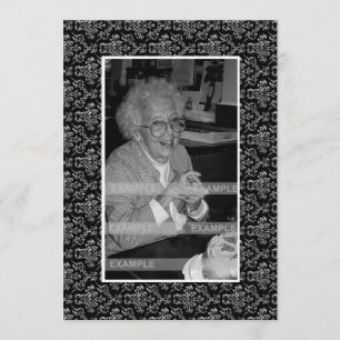 Im Memoriam Erinnerungs-Todesmitteilungs-Foto Programm