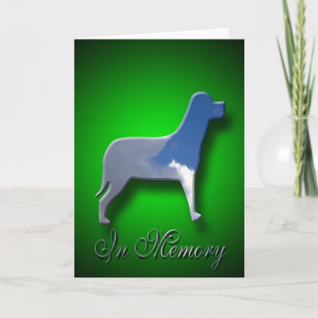Im Memory Hund Sympathiekarte Karte (Vorderseite)