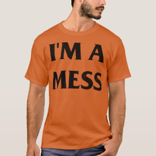 Im Mess Sid Vicious Punk Rock Button T-Shirt