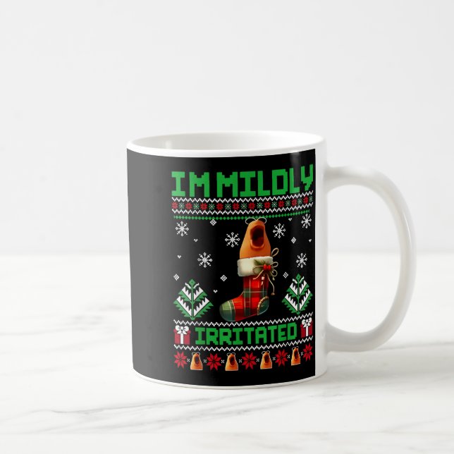 I'm Mildly Irritated Marcus The Worm Christmas Fun Kaffeetasse (Rechts)