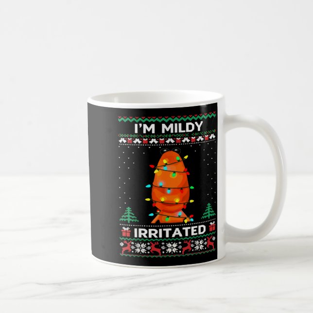 I'm Mildly Irritated Marcus The Worm Christmas Fun Kaffeetasse (Rechts)