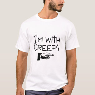 Im mit gruseligem T-Shirt