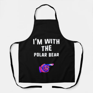 Im mit Polar Bären Gefärbte Krawatte Halloween Cou Schürze