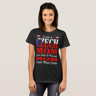Im mögen eine tschechische Mama normales Mama-vie T-Shirt