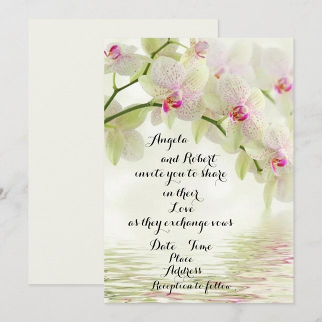 Im Moment Einladung zur Hochzeit (Vorne/Hinten)