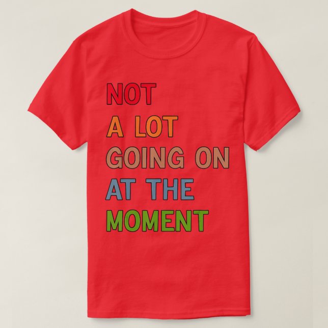 Im Moment ist nicht viel los - 47 T-Shirt (Design vorne)