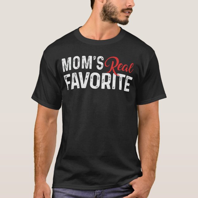 Im Moms Favorite Child Print Favorite Kid Sibling  T-Shirt (Vorderseite)