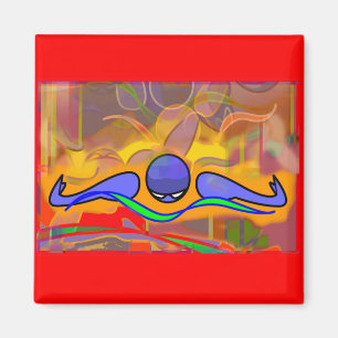 IM Morgen-Fliege Magnet