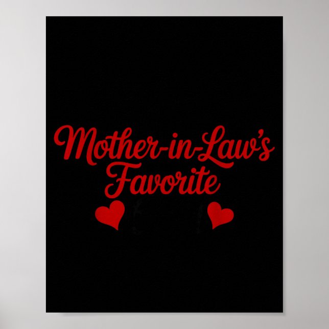I'm My Mother In Law's Favorite Child Daughter In  Poster (Vorne)