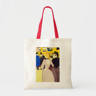 Im Nachtclub von Toulouse Lautrec, Vintage Kunst Tragetasche