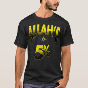 Im Namen Allahs 5 7 Halbmond Stern T-Shirt