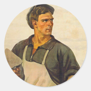 Im Namen des Friedens Runder Aufkleber