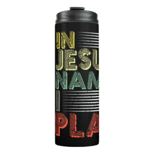 Im Namen Jesu spiele ich Gitarre, Christlicher Mus Thermosbecher