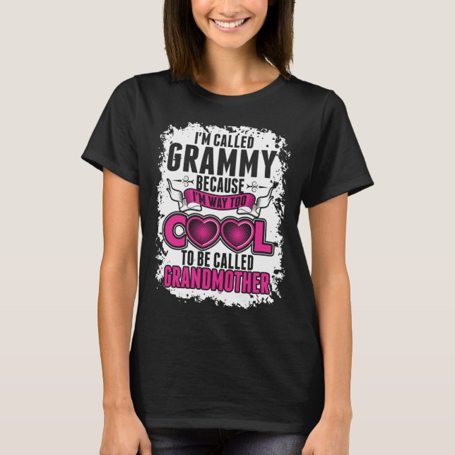 Im nannte Grammy weil cooles T-Shirt der Weisen-Im (Vorderseite)