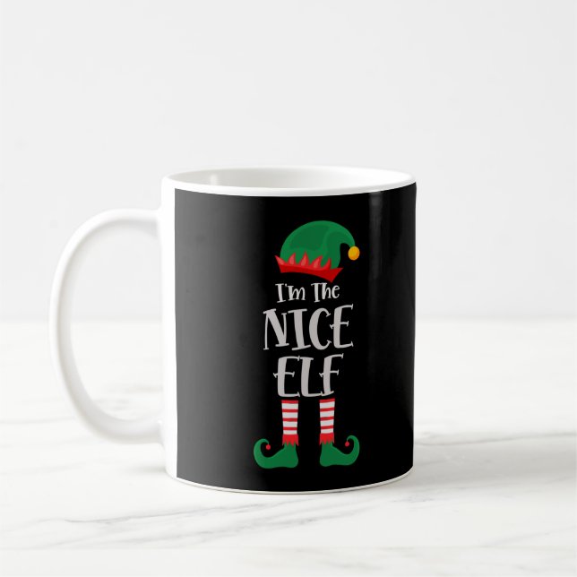 Im Nice Elf passt Weihnachten Kaffeetasse (Links)