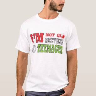Im nicht altes Im gerecycelter Jugendlicher T-Shirt