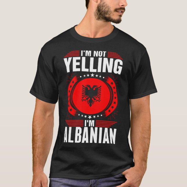 Im nicht schreiendes T-Shirt des Albaner-Im (Vorderseite)