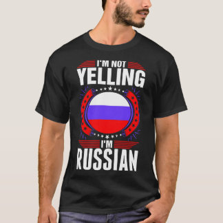 Im nicht schreiendes T-Shirt des Russe-Im