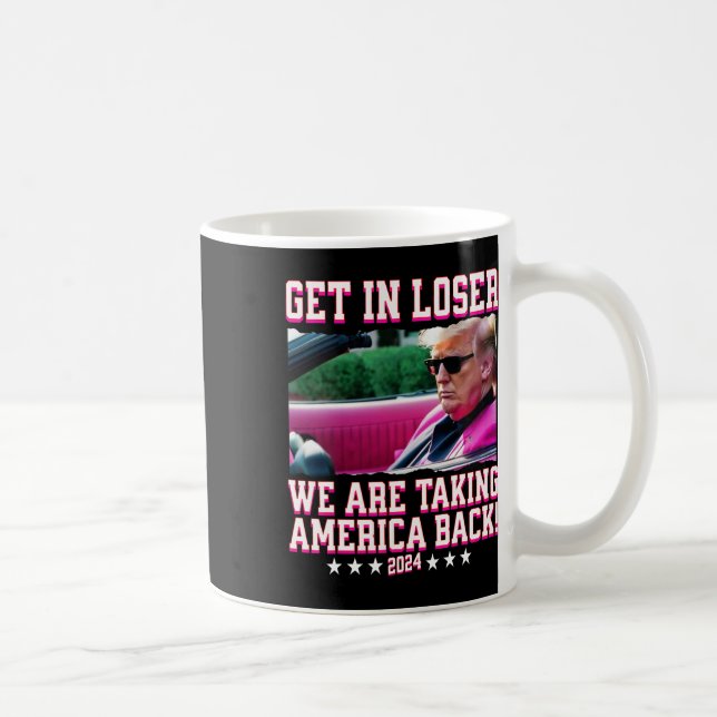 Im Niedergang bringen wir Amerika wieder zurück -  Kaffeetasse (Rechts)