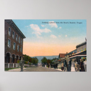 Im Norden Ansicht vom BeachSeaside ODER Poster