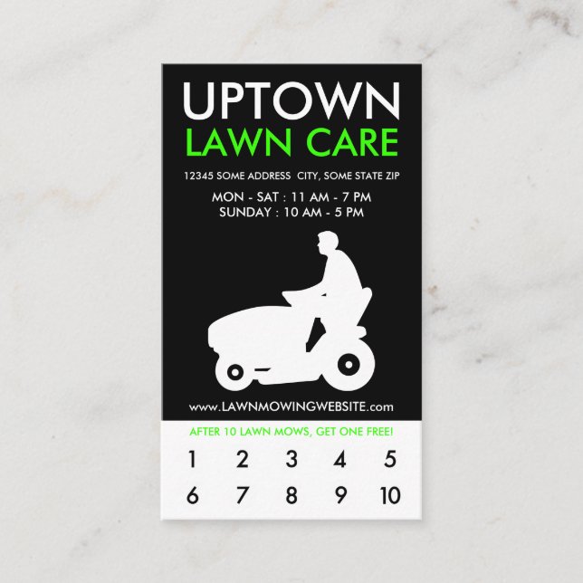 im Norden Rasensorgfalt vergütet Programm Treuekarte (Vorderseite)