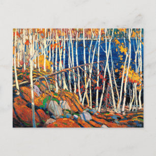 Im Northland, Kunst von Tom Thomson, Postkarte