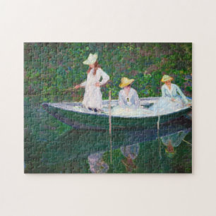 Im norwegischen Boot bei Giverny Claude Monet Puzzle