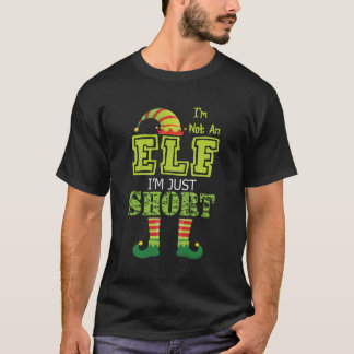 Im Not An Elf Just Short Funny Christmas Xmas Men  T-Shirt