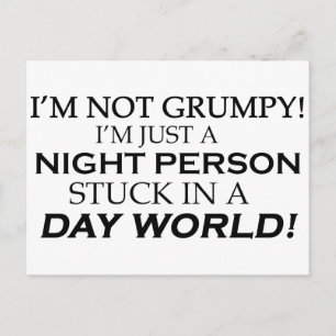 IM NOT GRUMPY POSTKARTE
