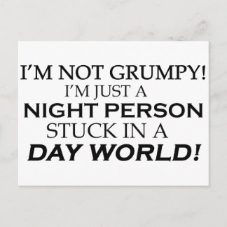IM NOT GRUMPY POSTKARTE