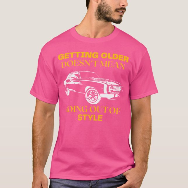 im not old im classic Muscle Car Enthusiast boy T-Shirt (Vorderseite)