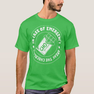 Im Notfall die Schokoladen-Kissen zerbrechen T-Shirt